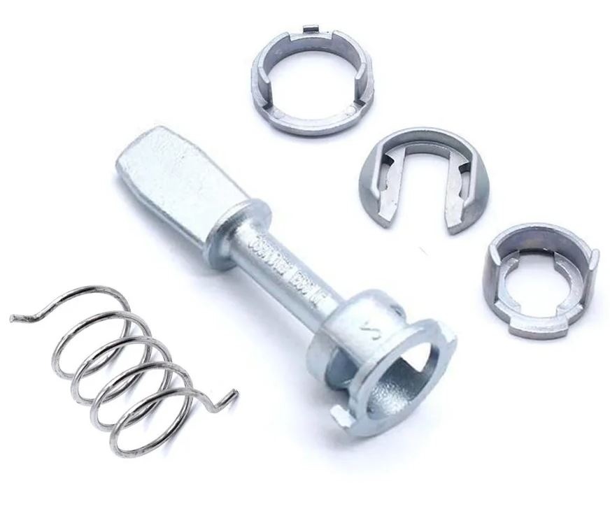 Kit reparatie incuietoare yala usa auto Techstar, compatibil cu VW Golf 4, Bora, Jetta, Polo, Audi A6, Skoda Fabia – Fata stanga/dreapta, 6 piese metalice - 1 | YEO