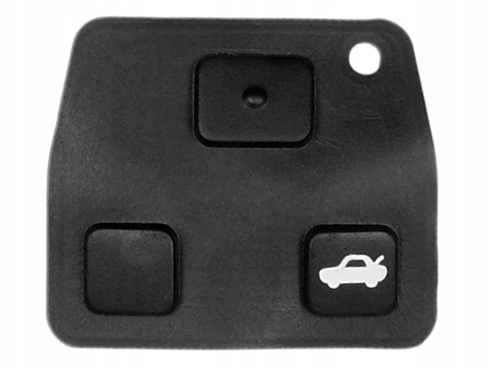 Membrana silicon butoane cheie Toyota cu 3 butoane, compatibila Yaris, Avensis, Corolla, RAV4