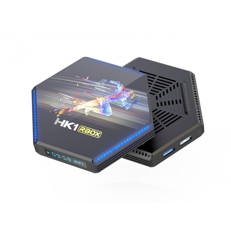 Mini PC Tv Box Techstar® HK1 RBOX R2, Procesor RK3566, Android 11, UHD 8K, 4GB RAM LPDDR4, 32GB ROM, WiFi DualBand, Bluetooth, Gigabit, Telecomanda - 3 | YEO