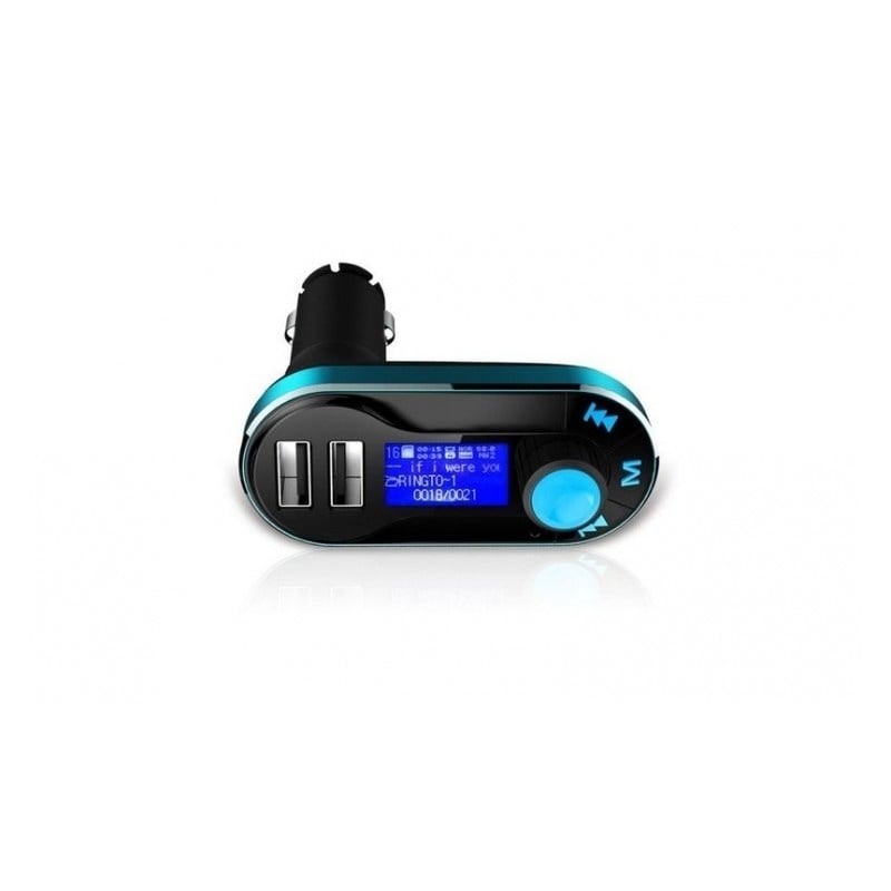 Modulator FM si Car Kit, BG01 cu Telecomanda, compatibil MicroSD, 2x USB, jack 3.5mm