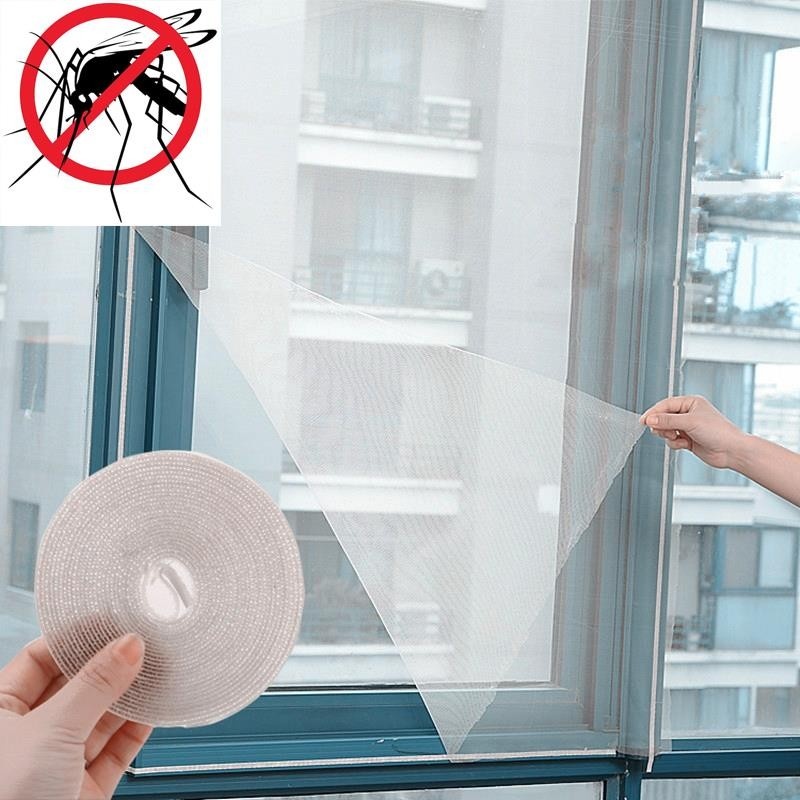 Plasa Anti-Insecte DIY cu Autoadeziv pentru Ferestre Bucatarie, Living, 130cm x 150cm