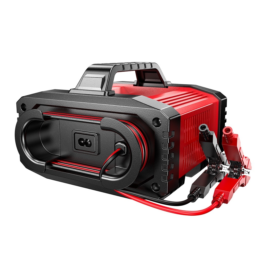 Redresor incarcator inteligent baterii auto FOXSUR 12V 15A / 24V 5A cu afisaj LCD, mod reparare, curent reglabil si 10 trepte incarcare pentru baterii plumb-acid, AGM, GEL, EFB, LiFePO4, auto si moto - 3 | YEO