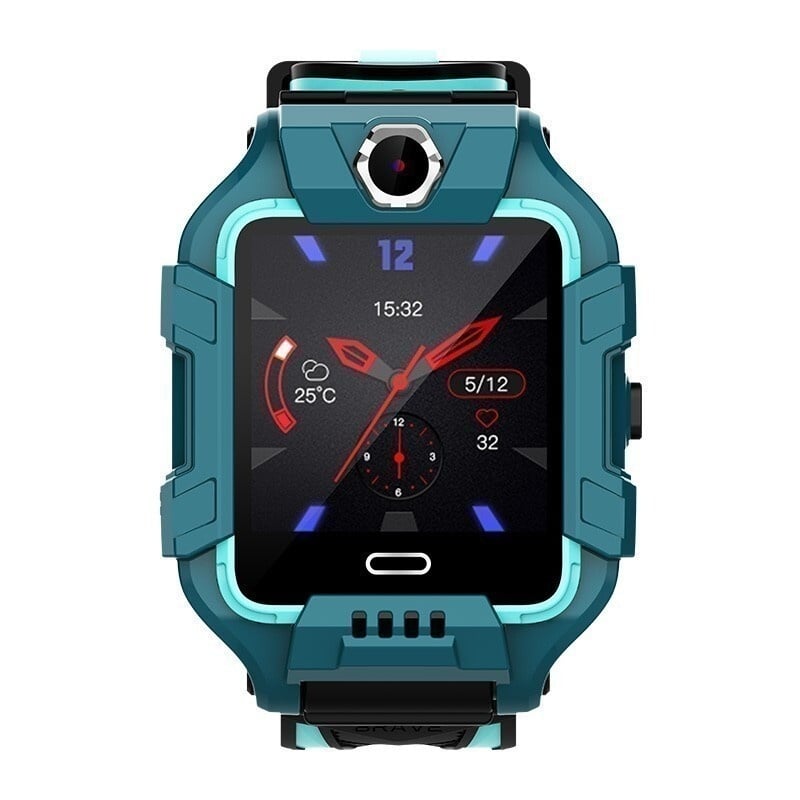 Resigilat Ceas Smartwatch Copii Techstar® Q19, 1.40 inch IPS, Cartela SIM, Tracker LBS, Buton SOS, Apelare Bidirectionala, Albastru - 1 | YEO