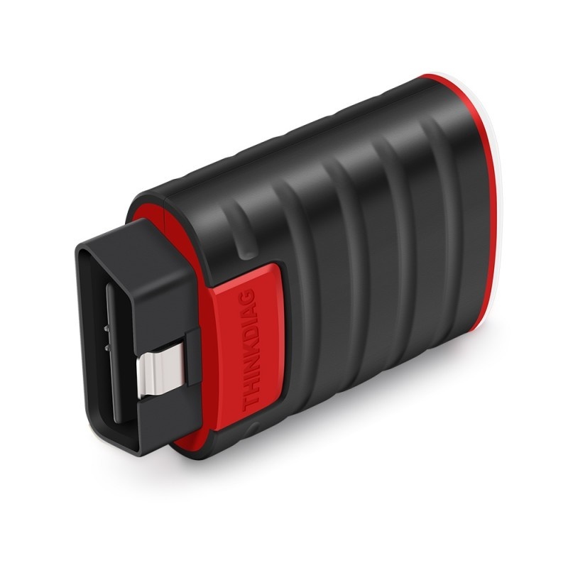 Resigilat Scaner Bluetooth OBD2 pentru diagnosticare auto THINKDIAG, Sistem complet Cititor de coduri, 15 funcții de întreținere pentru mașini din 1996, compatibil iOS/Android, Negru - 2 | YEO