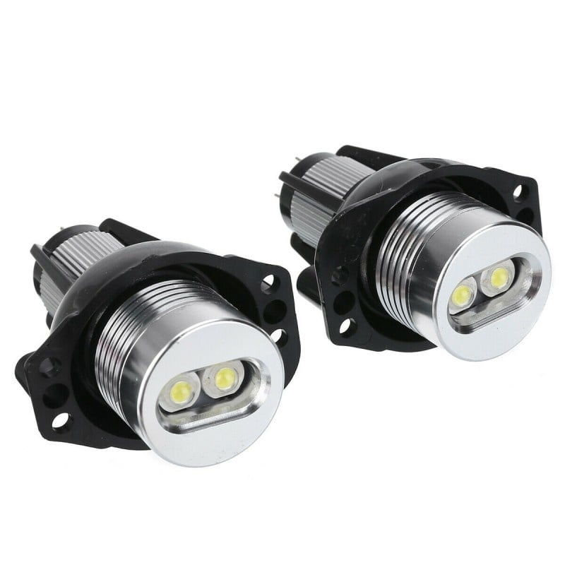 Resigilat Set 2 LED-uri Marker Techstar® Angel Eyes, 6W, BMW E90,E91, 6500K, Aluminiu - 1 | YEO