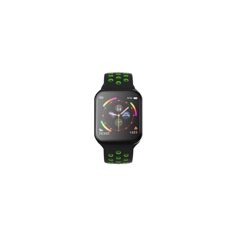 Smartwatch Techstar® Sport F9 Verde Waterproof IP67 Functie Bluetooth, Ecran 1.3 inch Conectare Android si IoS - 1 | YEO