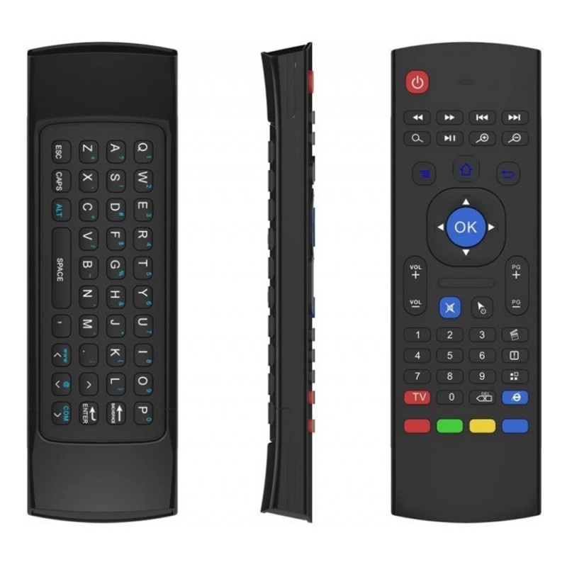 Telecomanda cu tastatura Techstar® MX3 Air Mouse, 2.4G, USB, pentru Android Smart TV Box, proiector HTPC Mini PC, PS3/4 Xbox 360, Negru - 2 | YEO