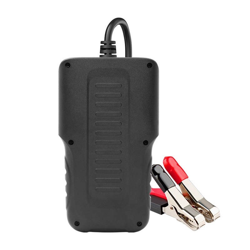 Tester baterie auto Techstar® V311B, ecran LCD 2,8 inchi, 100-2000 CCA, incarcare a bateriei de 12 V cu precizie rapida, sistem de pornire și incarcare, analizor digital de baterie pentru masina, camion, motocicleta, ATV, SUV, barca, iaht, Albastru/Negru