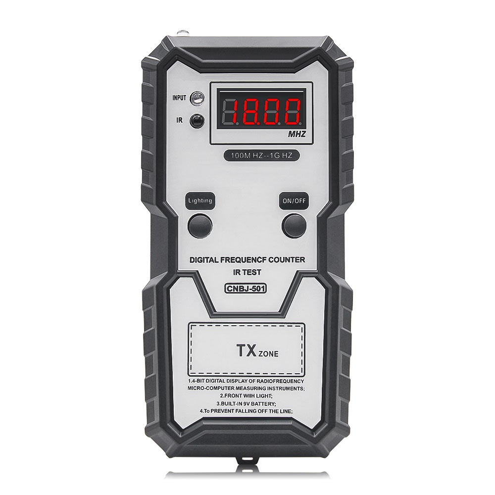 Tester Digital de Frecventa pentru Telecomenzi Auto Techstar, Inalta Precizie, 100M HZ to 1G HZ, IR, Lumina LED - 2 | YEO