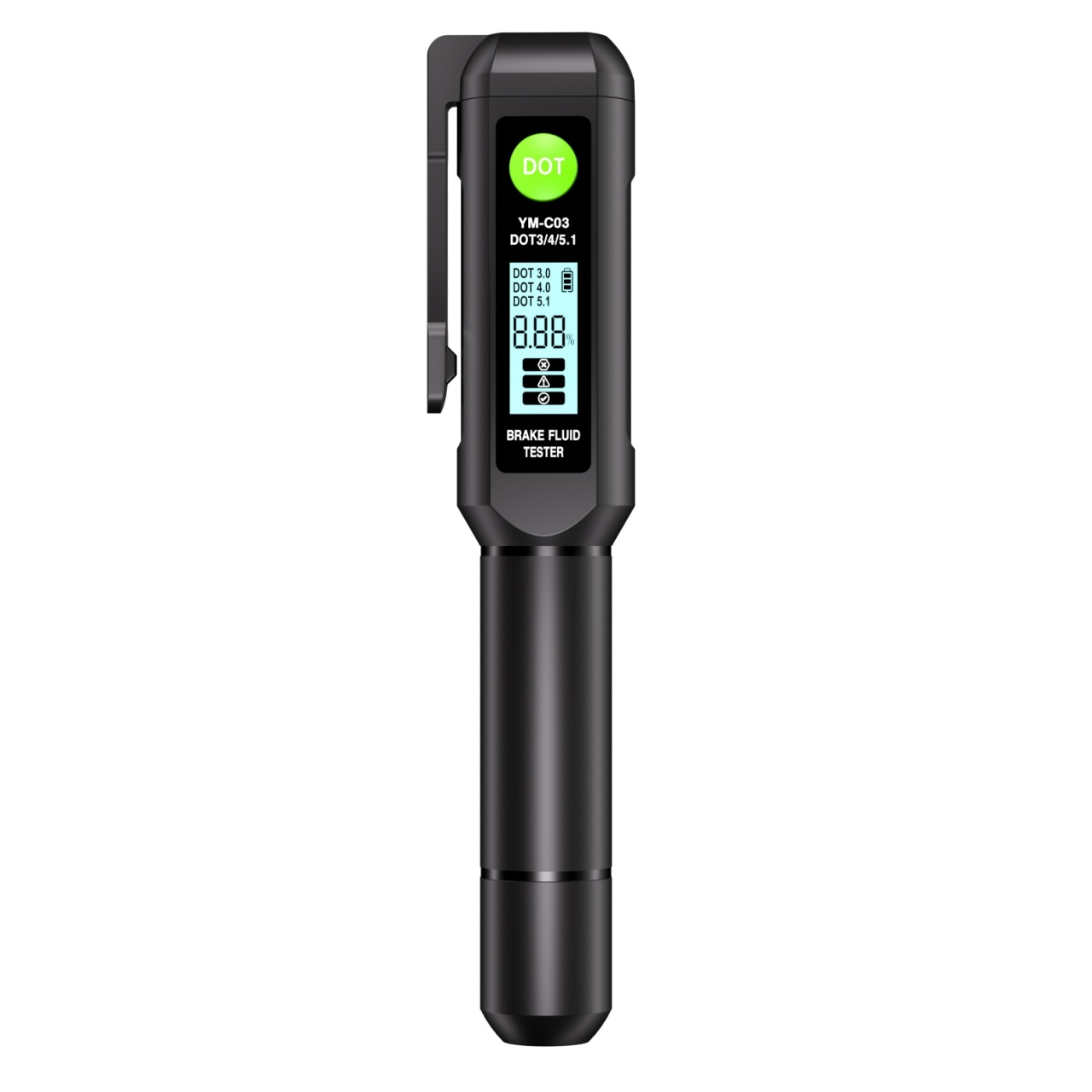 Tester lichid de frana digital Techstar® YM-C03, afisaj LCD, alarma sonora, cu sonda metalica si display LEDDOT3/4/5.1 - 2 | YEO