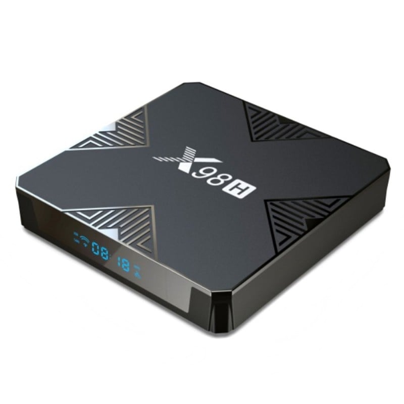 TV Box Techstar® X98H Smart Media Player, 4K, 4GB RAM, 32GB ROM, Android 12, Allwinner H618 Quad Core A53, Ethernet 100m, Bluetooth 5.0, Negru - 3 | YEO