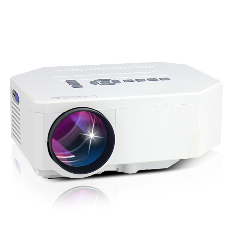 VideoProiector LED Techstar BT300 White cu conexiune HDMI USB si SD