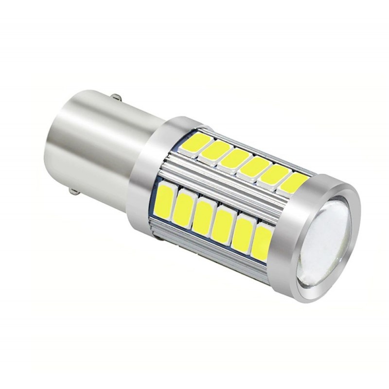 Bec Led Auto Techstar® BA15S, 1156, Alb Rece, 6000K, 12V, 660 lm