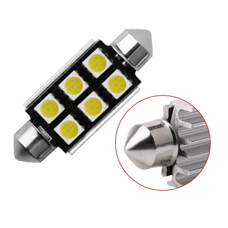 Bec Led Auto Techstar® Festoon, Alb Rece, 6000K, 12V, 720lm, 41mm - 1 | YEO