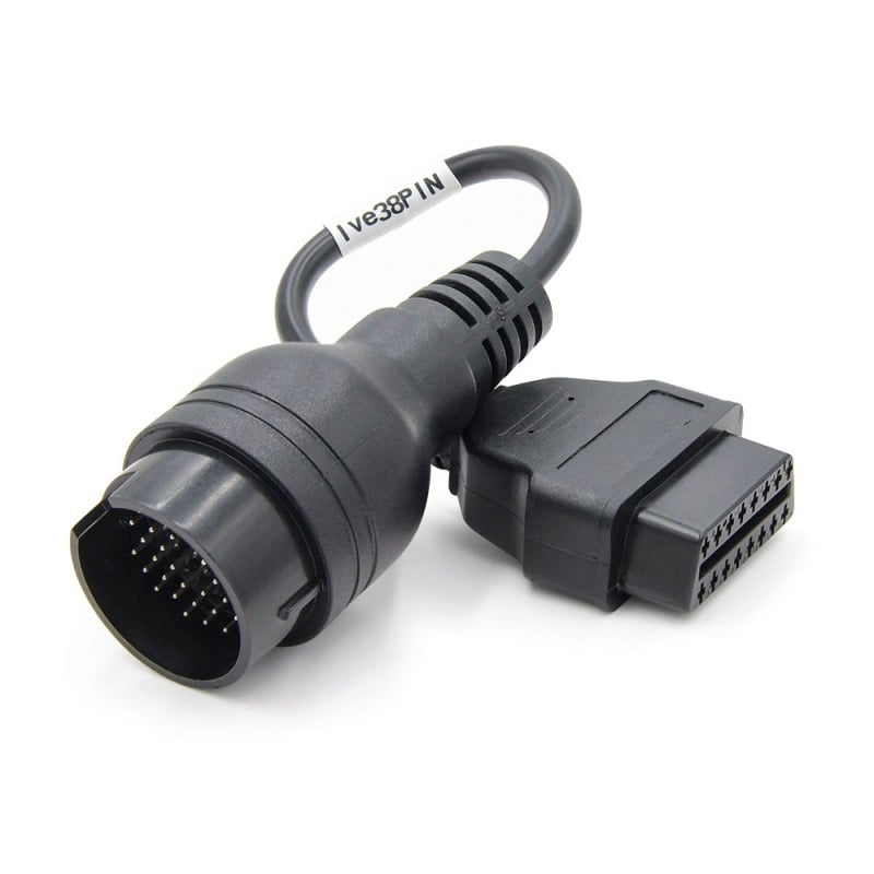 Cablu adaptor Techstar®, Aftermarket, Compabiil cu Utilitare IVECO, 38 Pin la OBD2 16 Pin - 1 | YEO