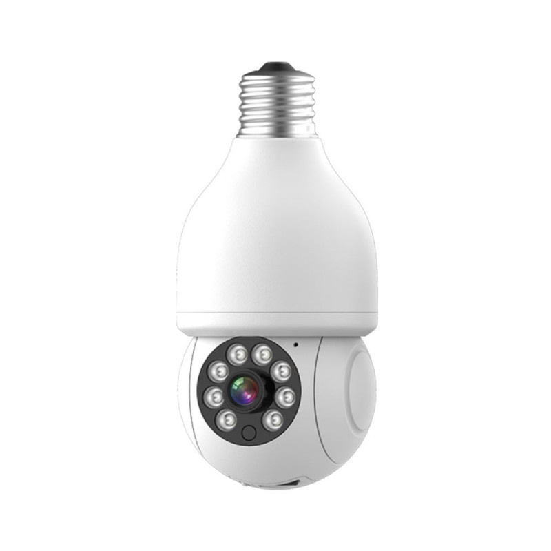 Poze Camera de Supraveghere Panoramica 360° Techstar® Q11, Tip Bec, HD 1080P, Wireless 2,4 GHz, MicroSD, Senzor miscare, Aplicatie IOS/Android, Vizibilitate Nocturna, Alb