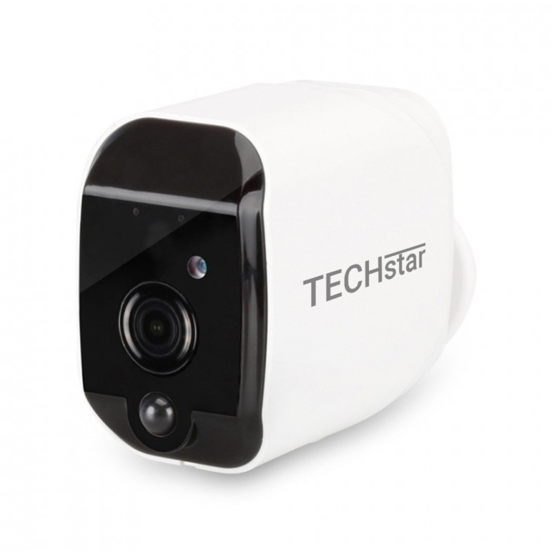 Camera Supraveghere IP PIR Techstar® IP208 cu Acumulatori, Interior/Exterior, FullHD 1080P, Senzor PIR, NightVision IR, Slot MicroSD, Detectare Miscare, Cloud, WiFi, Notificari tel&email, Unghi 120° - 2 | YEO