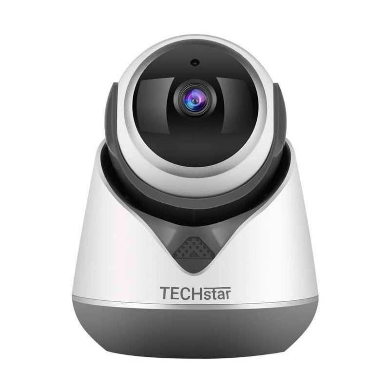 Camera Supraveghere Techstar® CR-19Y, Full HD, Night Vision, Detectare Miscare, MicroSD Card, Conexiune Hotspot Wireless, Port LAN