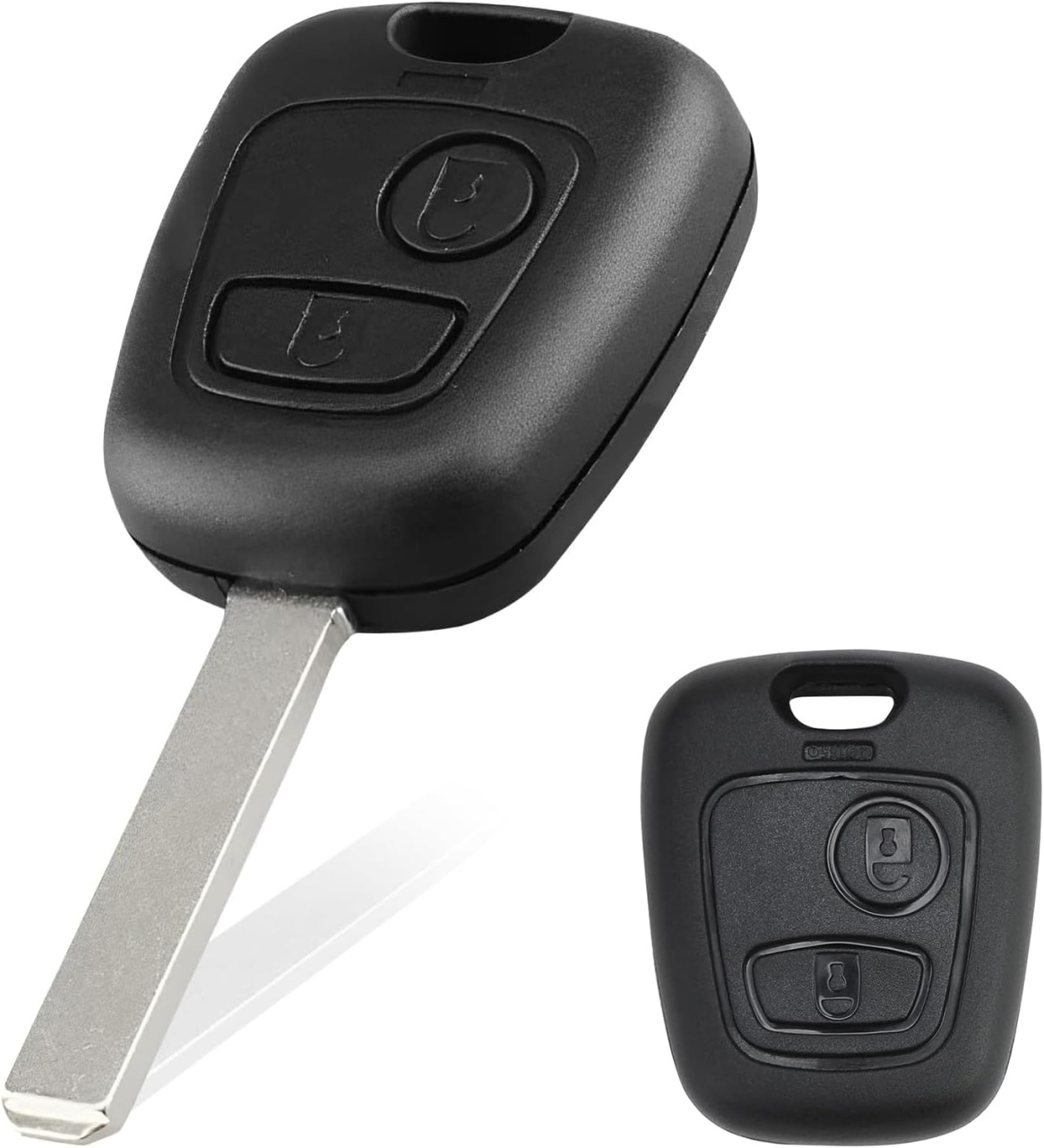 Carcasa Cheie Auto Techstar cu 2 Butoane Compatibila Toyota Aygo, Peugeot 107, Citroen C1