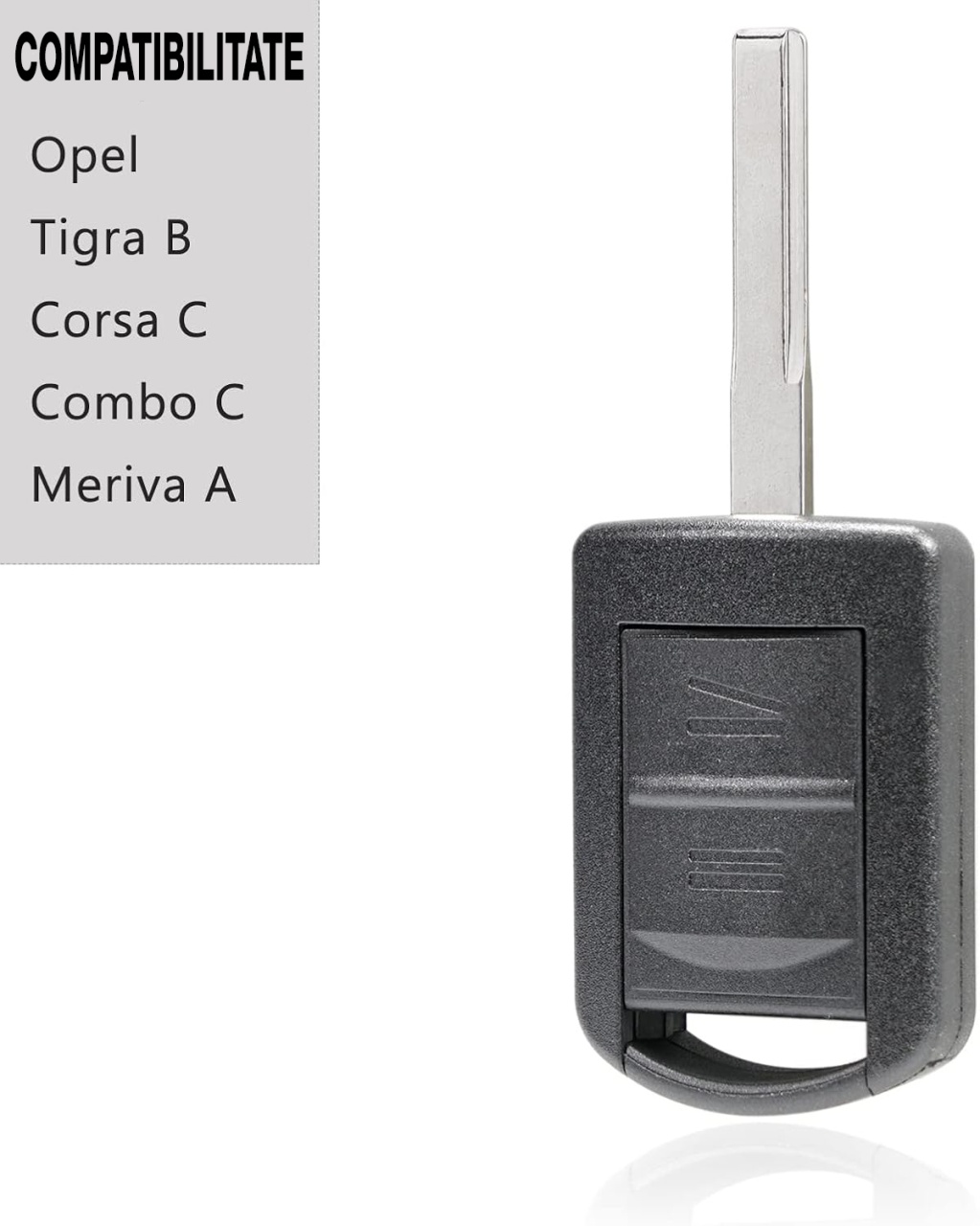 Carcasa Cheie Auto Techstar pentru Opel Astra H, Zafira B, Vectra C, Meriva - 2 Butoane - 1 | YEO