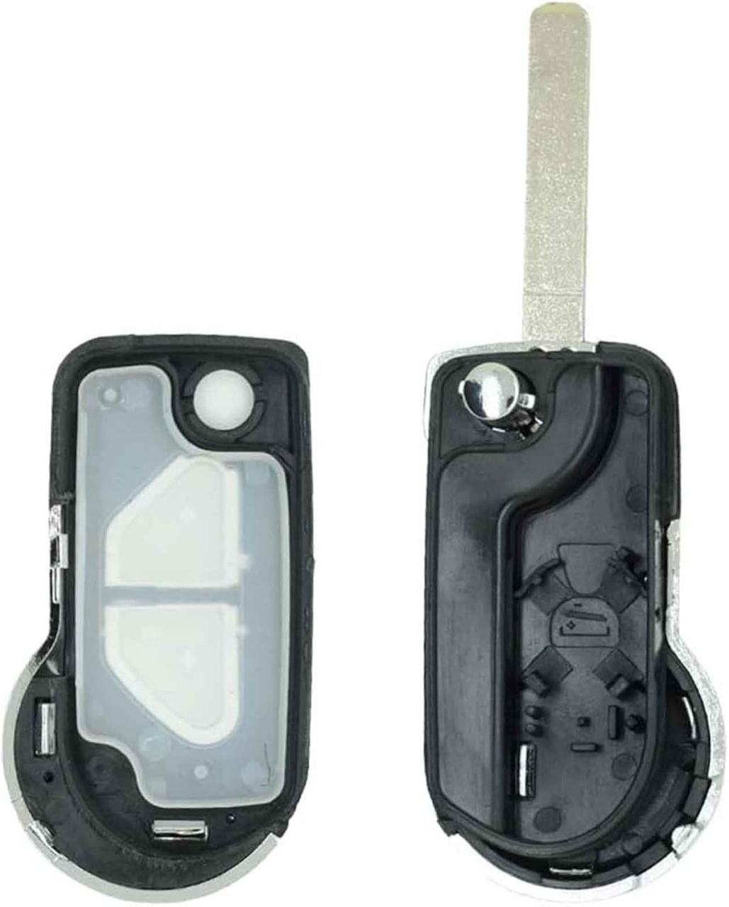 Carcasa Cheie Auto Techstar tip Briceag cu 2 Butoane, Compatibila Citroen DS3, C3, lama VA2 - 2 | YEO