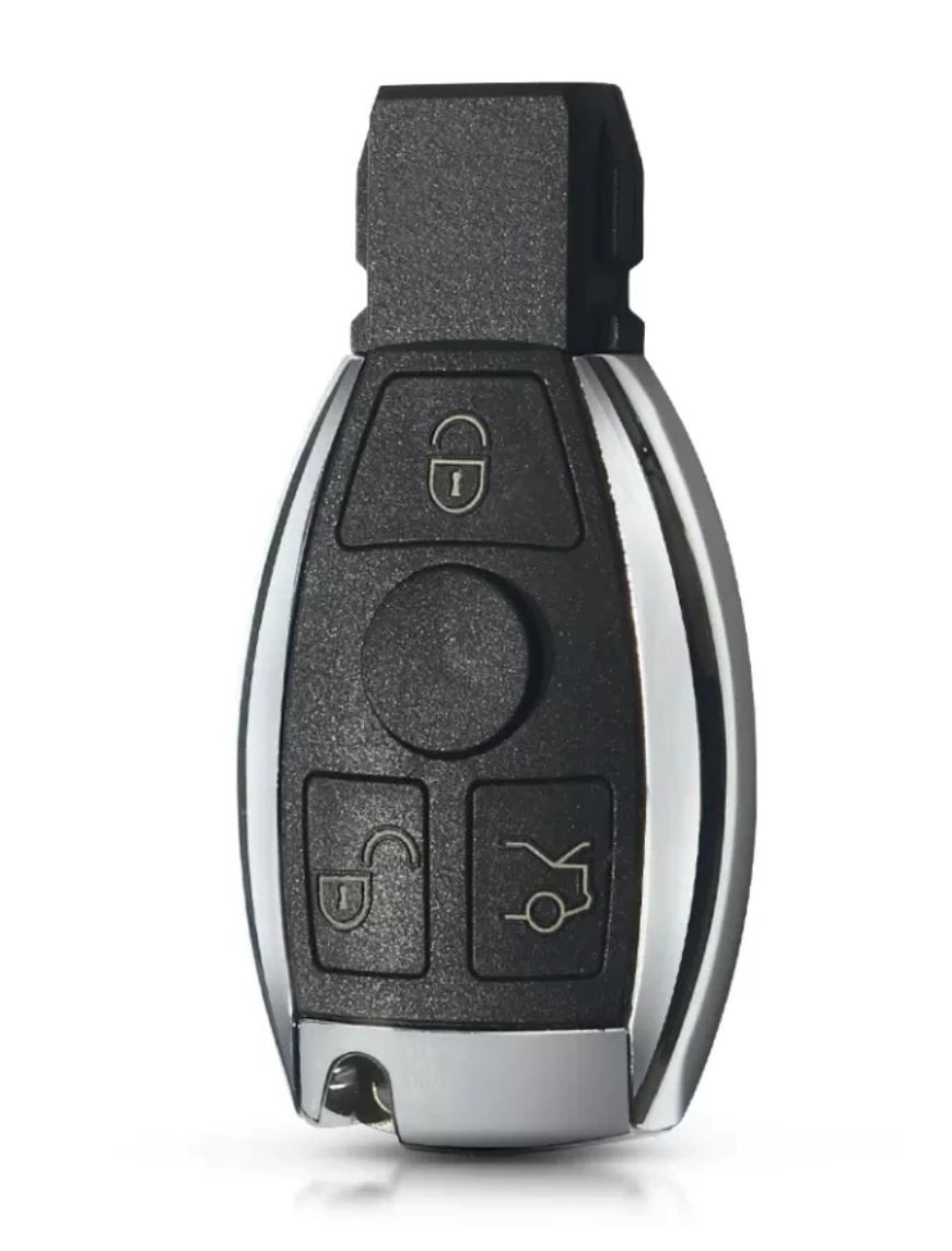 Carcasa cheie auto tip briceag Techstar pentru Mercedes-Benz cu 3 butoane, compatibila cu modele A, B, C, E, S, ML, GLK, Vito, Sprinter