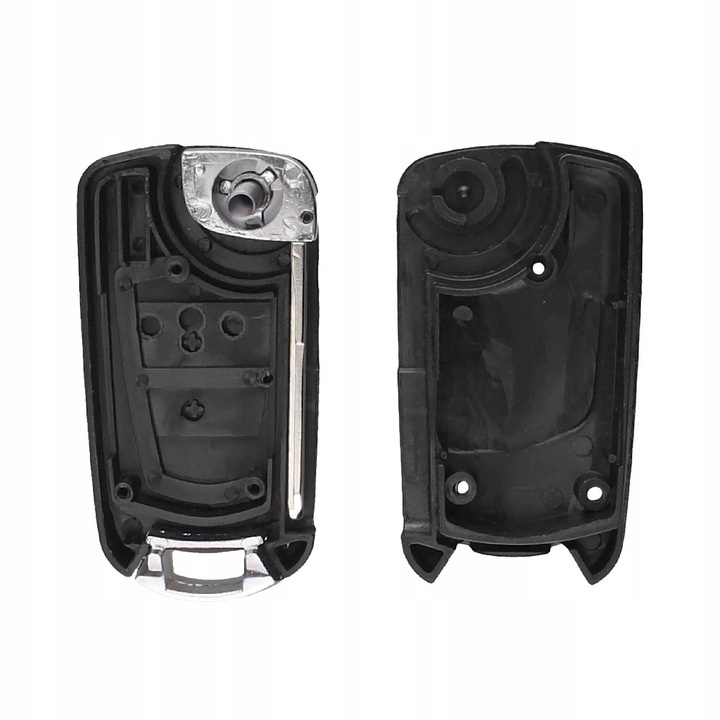 Carcasa cheie transformatoare Techstar, upgrade la cheie tip briceag (flip), 2 butoane, lama HU46, compatibila Opel Astra G, Vectra B, Zafira A, Corsa C - 3 | YEO
