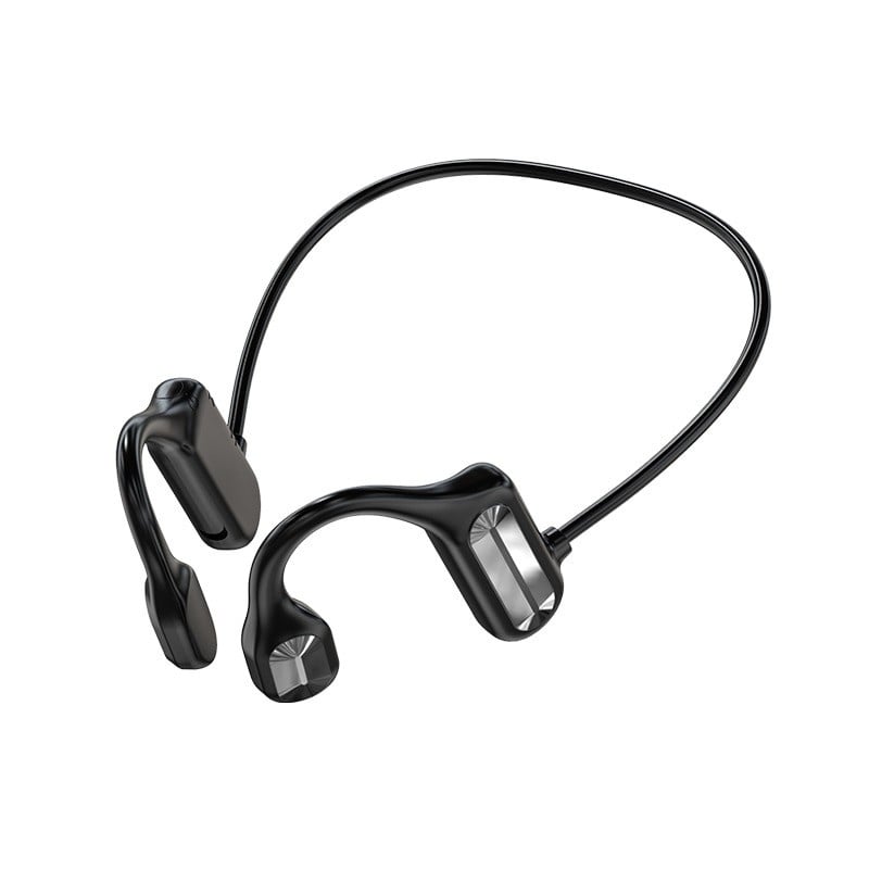 Casca Conductie Osoasa Techstar® BL-09, Negru, Bluetooth 5.0, 3D HiFi, Sporturi in Aer Liber - 3 | YEO