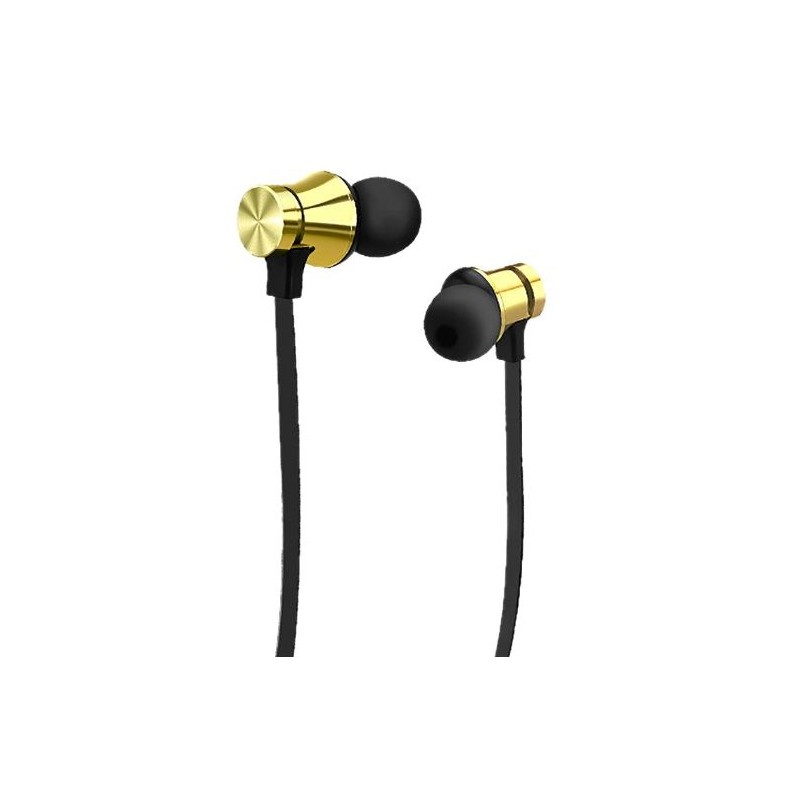 Casti Wireless Bluetooth Sport BT4, Waterproof, Tip In-Ear Headset, Microfon Incorporat, Auriu - 1 | YEO