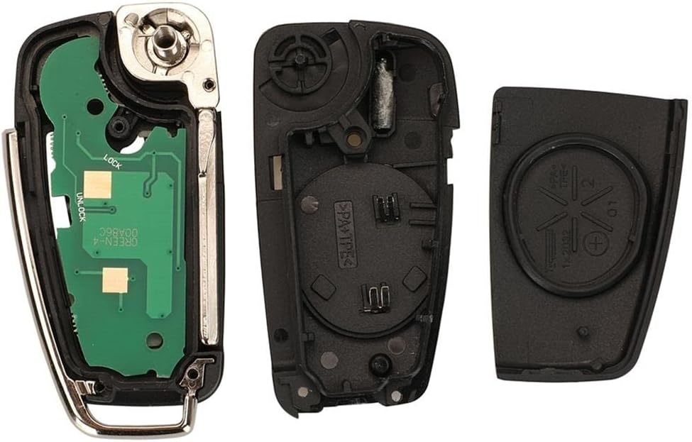 Cheie Auto Programabila Techstar cu 3 butoane pentru Audi Q7 B7 Q3 A3 TT A2 A8 A6 A6L A4 S5 C5 C6 B6 A4L A5 Q5 S RS Cabrio, Avant, Quattro, 433MHz, ID48, FCC: 8E0837220 / 8E0837220K / 8E0837220D - 2 | YEO