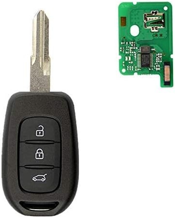 Cheie auto telecomanda completa compatibila Dacia Duster/Logan/Sandero + Renault Symbol/Trafic, lamela VAC102, 3 butoane, 433MHz, chip PCF7961M (4A), cu electronica si baterie - imagine 8