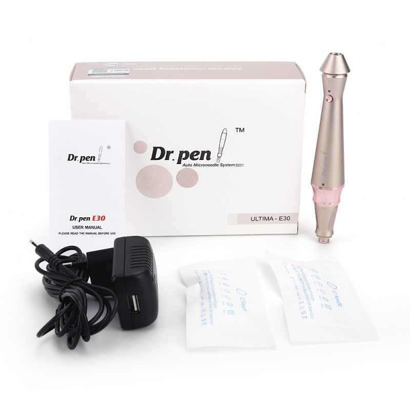 DermaPen Techstar® Dr Pen E30, 2 Capete de Rezerva, Ace Otel Inoxidabil, Corp Aliaj, Ergonomic, Regenerare Piele, Lifting, Viteza Reglabila, 5 Viteze, Roz - 3 | YEO