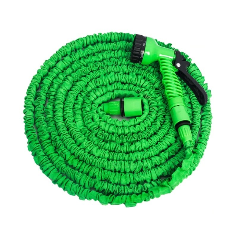 Furtun de Gradina Extensibil Magic Hose cu 7 Moduri de Stropire Culoare Verde Lungime 36-40m - 1 | YEO