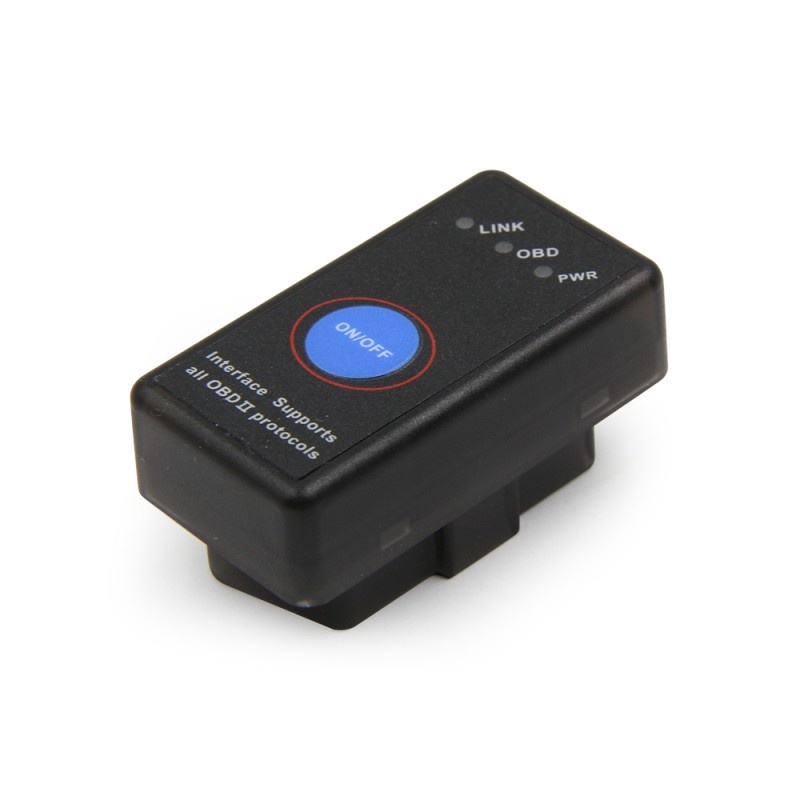 Interfata Super Mini Diagnoza Techstar OBD2 Bluetooth 4.0 cu Cip ELM V1.5,Buton ON/OFF, Torque - 1 | YEO