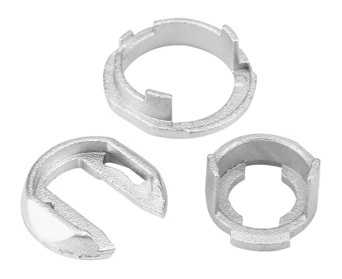 Kit Reparatie Incuietoare Yala Usa Fata Auto, Techstar, Compatibil VW Passat, Seat Toledo, Leon, Arosa, Lupo – Cod OE 3B0837167 / 3B0837168, Metal - 3 | YEO