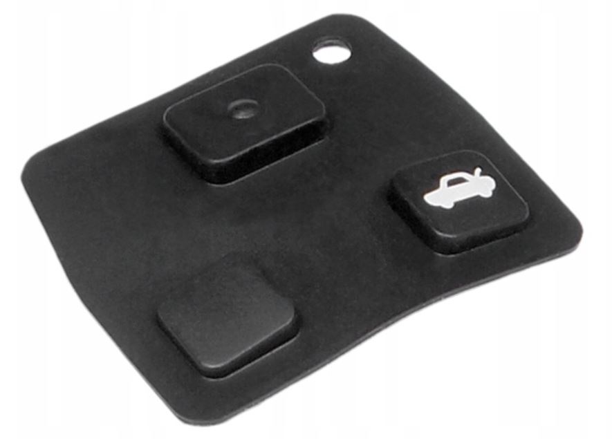 Membrana silicon butoane cheie Toyota cu 3 butoane, compatibila Yaris, Avensis, Corolla, RAV4 - 1 | YEO