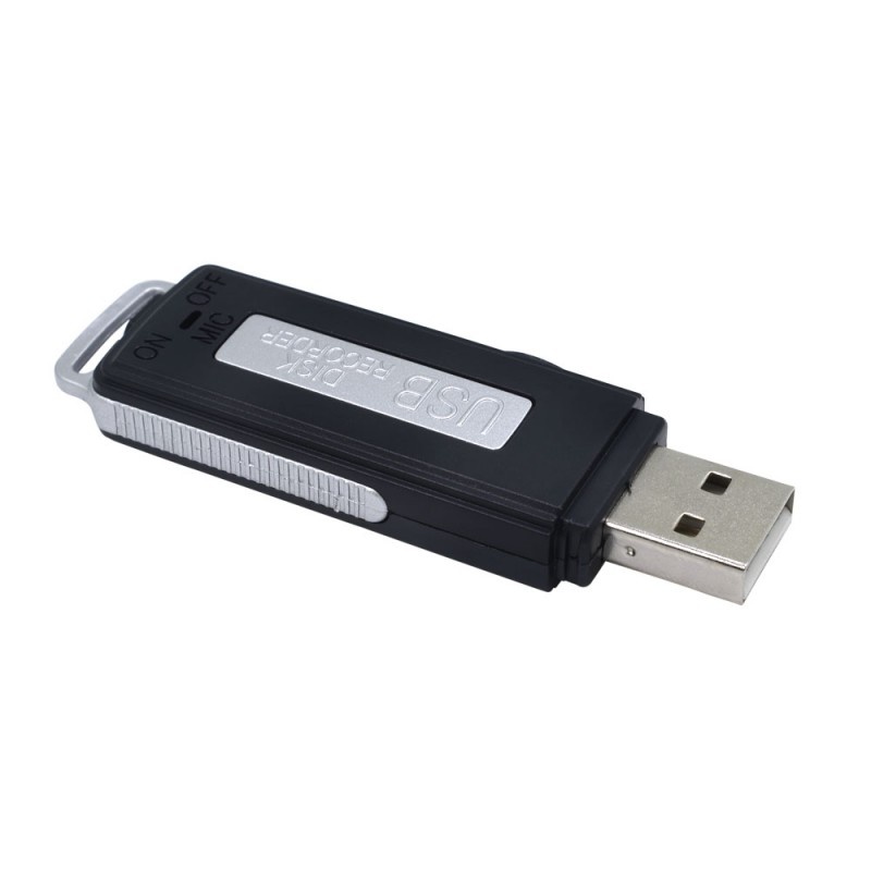 Memorie USB Spion Techstar® U-Disk B2, 8GB, Microfon Integrat, Inregistrare Automata, Acumulator, Alimentare USB - 2 | YEO