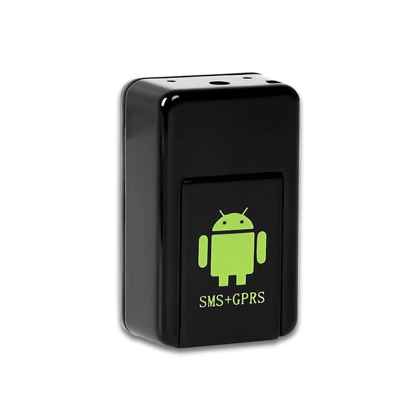 Mini GPS Tracker Techstar® GF-08, Localizare GPS, Microfon, MicroSD, SIM GPRS si MMS, Negru