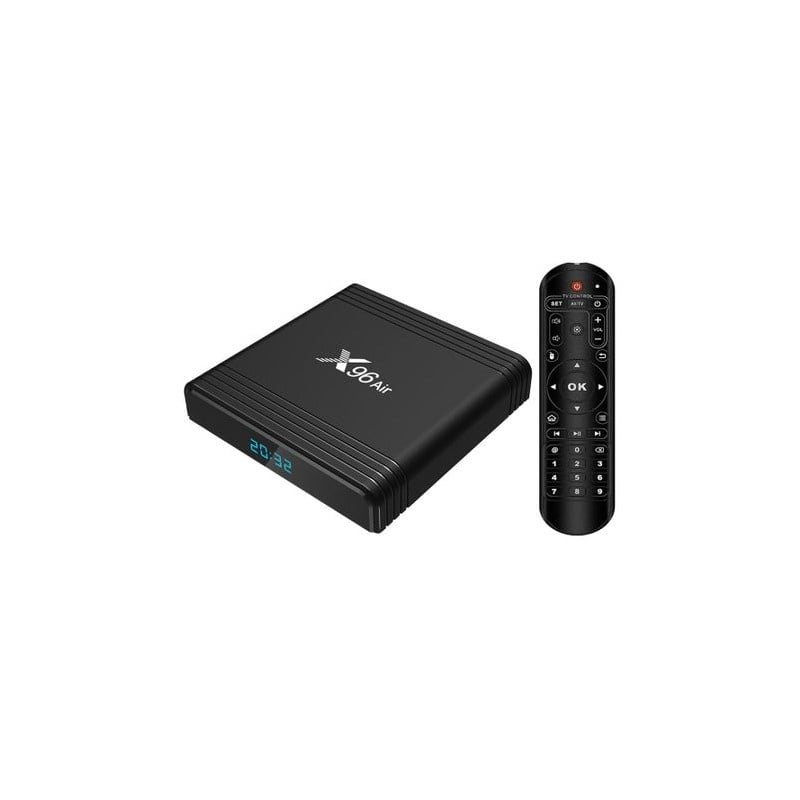 Mini PC, TV Box X96 Air, 8K, Android 9.0, 4GB RAM, 64GB ROM, S905X3 Quad Core, Mali-G31, USB 3.0, HDR 10+, WiFi 5G, Bluetooth