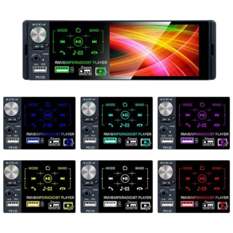 Radio Auto MP5 PLAYER Techstar® 110C SMART 1DIN, cu Display 4.1