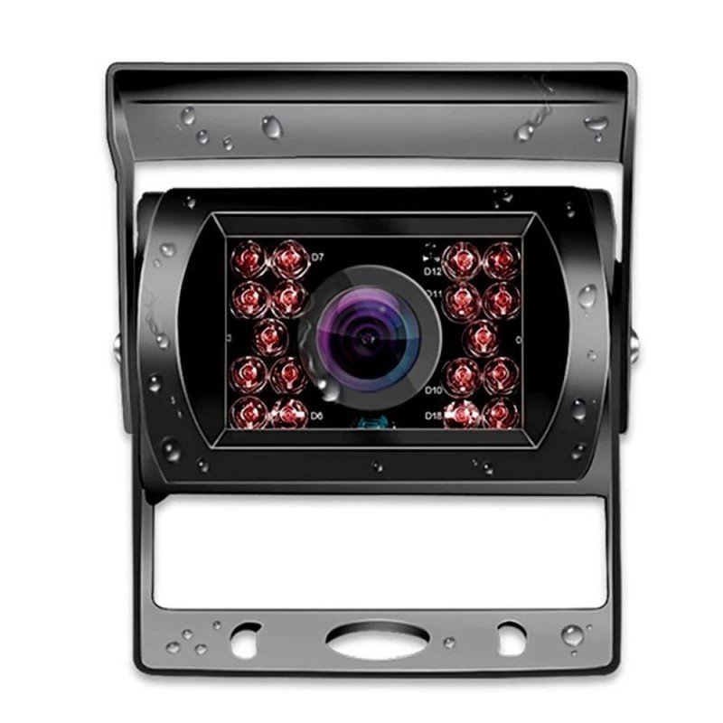 Resigilat Camera Marsarier Techstar® TR14, Iluminare IR LED, Conexiune AV, Rezistenta la Apa si Praf, IP69, Pentru Camioane, TIR, Autorulota, Autobuze