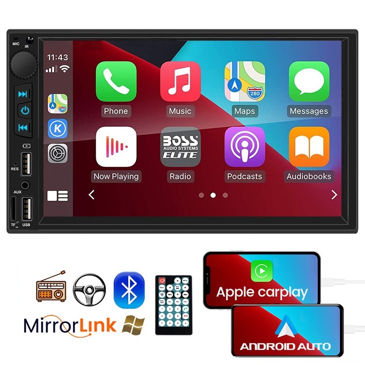 Resigilat Navigatie Auto GPS Multimedia Techstar® 6800, Display 7