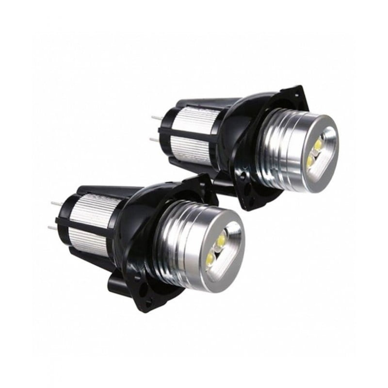Resigilat Set 2 LED-uri Marker Techstar® Angel Eyes, 6W, BMW E90,E91, 6500K, Aluminiu