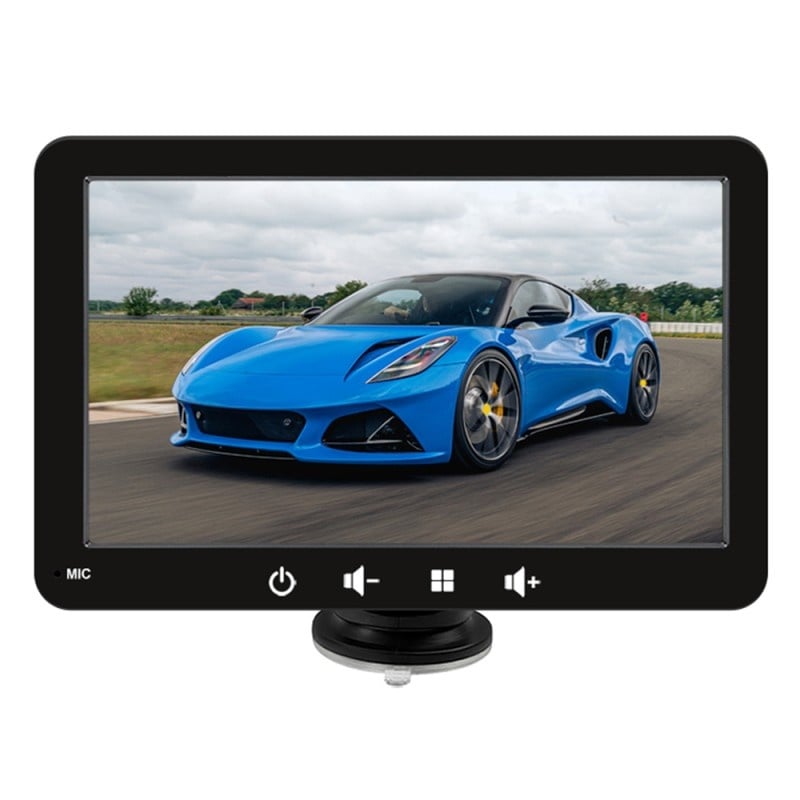 Resigilat Sistem Multimedia Techstar® Apple Carplay/Android 7093P, Ecran Tactil, 7 Inch 1080P Full HD, Bluetooth, Mirror Link/Card TF/USB/AUX, Negru - 1 | YEO