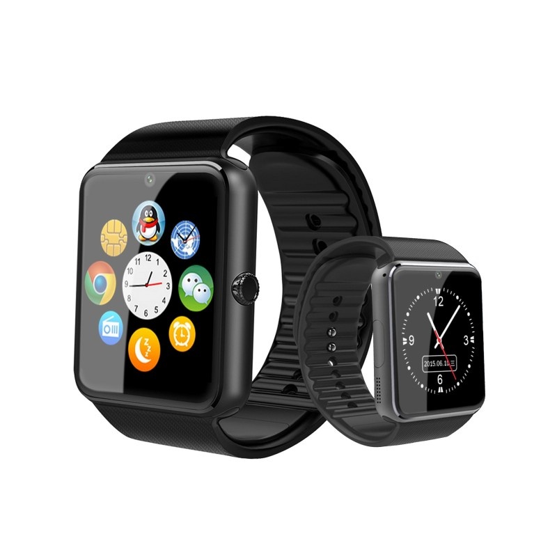 Smartwatch U-Watch GT08 Bluetooth Negru Compatibil SIM, MicroSD - 2 | YEO