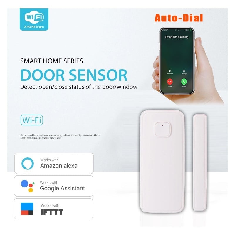 Sonerie Smart Techstar®, Wireless, 2 x AAA, Supraveghere, Google Home, Amazon Alexa, IFTTT - 1 | YEO