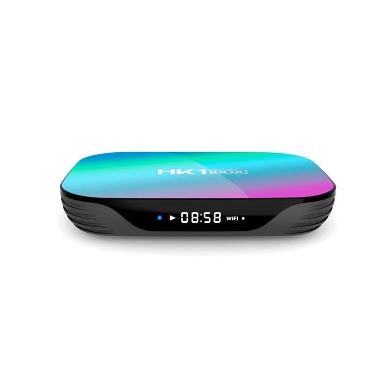 TV Box Techstar® HK1 BOX, Android 9.0, UltraHD 8K, 4K@ 60fps, 4GB RAM, 32GB ROM, 5G WiFi, Bluetooth 4.0, Cu IPTV, Model 2020 - 1 | YEO