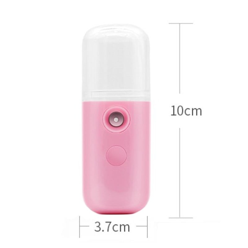 Umidificator pentru Ten Techstar® Nano Mist Mini, Pulverizare Abur Rece, Ultrasonic, Capacitate 30ml, Roz - 3 | YEO