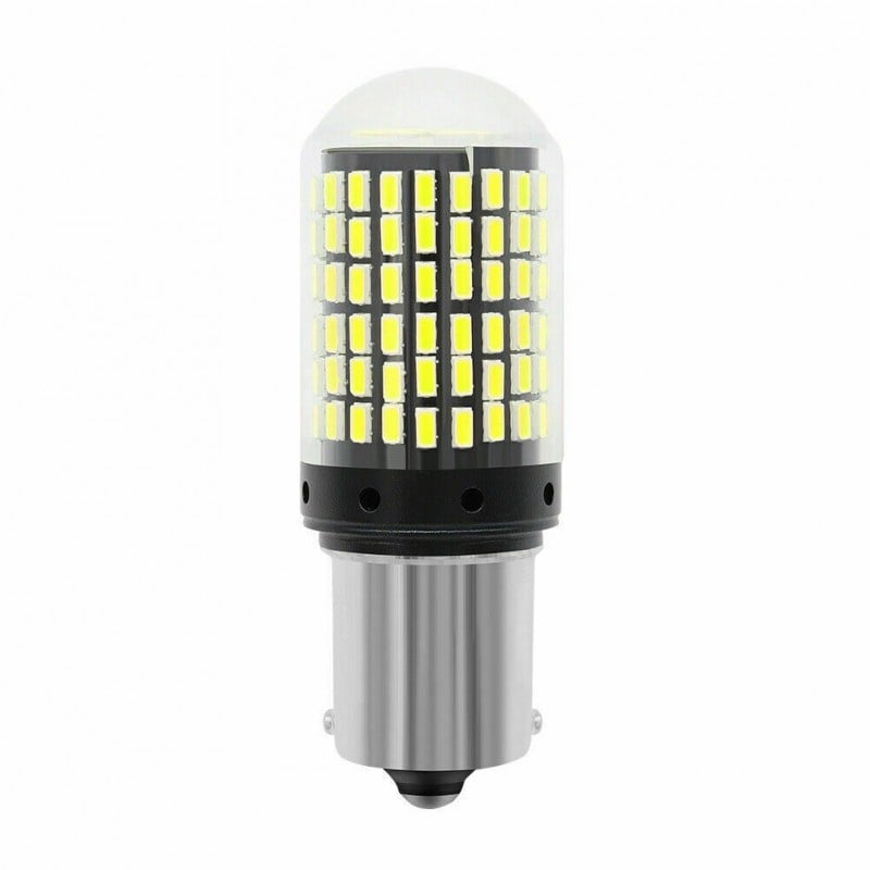 Bec Led Auto Techstar® BA15S, 1156, Alb Rece, 6000K, 12V, 800 lm