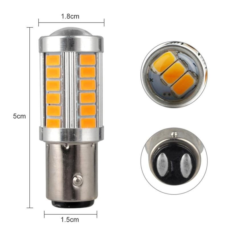 Bec Led Auto Techstar® BAY15D, 1157, Galben, 12V, 660 lm - 2 | YEO